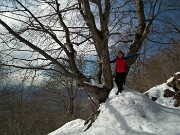 Invernale sui dirimpettai Monti Ocone e Tesoro il 26 febb. 2015